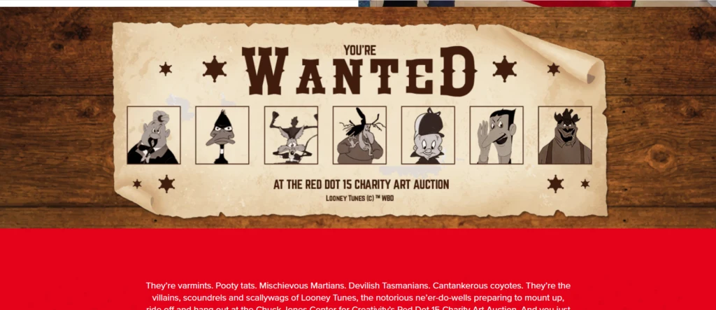 Red Dot Auction — Subasta de arte benéfica · Proyecto de archivo